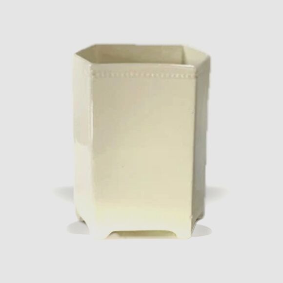 OAT-MEAL Vintage Canister Louis Czechoslovakia No Lid Early 20th Century 6" - Picture 3 of 7